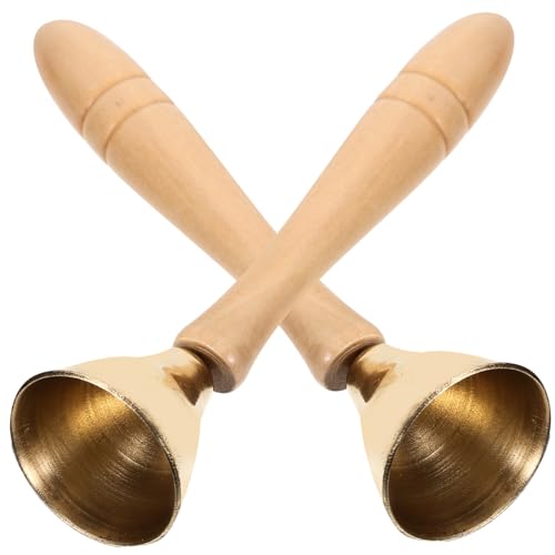 BESPORTBLE Handglocken Musikinstrumente aus Reinem Kupfer mit Griff Pädagogisches Schlaginstrument für Kleinkinder Leicht Kompakt für Musikunterricht und BESPORTBLE Handglocken Musikinstrumente aus Reinem Kupfer mit Griff Pädagogisches Schlaginstrument für Kleinkinder Leicht Kompakt für Musikunterricht und von BESPORTBLE