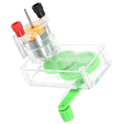 BESPORTBLE Handkurbelgenerator für Experimentierkasten zur Demonstration von Mechanischer Elektrische Energie Pädagogisches Lernspielzeug für Grund und Mittelschüler DIY von BESPORTBLE