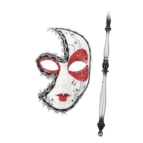BESPORTBLE Handmaske Maskerademaske mit Stock Maskerade-Stick lustig Hälfte glitzernde Masken mit Stock halloween masken halloweenmaske Halloween-Masken- schickes Maskendekor Plastik BESPORTBLE Handmaske Maskerademaske mit Stock Maskerade-Stick lustig Hälfte glitzernde Masken mit Stock halloween masken halloweenmaske Halloween-Masken- schickes Maskendekor Plastik von BESPORTBLE