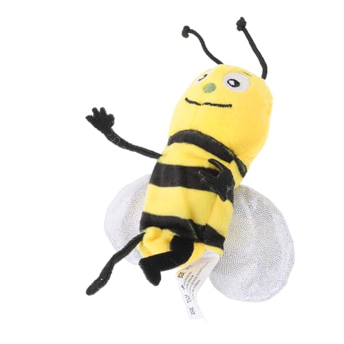 BESPORTBLE Handpuppe Biene aus Plüsch Kuscheltier für Puppenspiele und Theateraufführungen Pädagogisches für Kleinkinder für Frühe Bildung und Interaktive Geschichten von BESPORTBLE