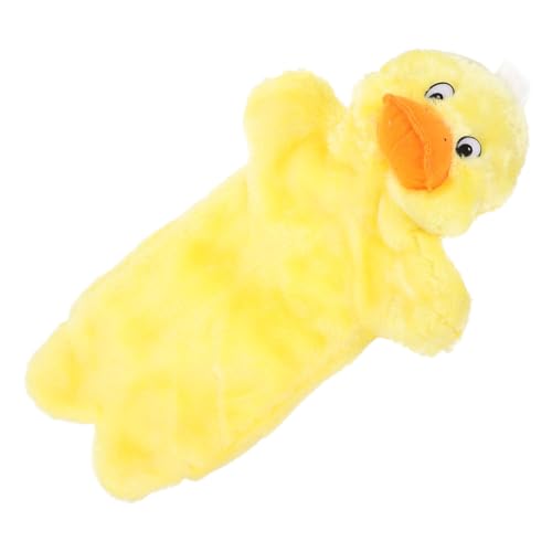BESPORTBLE Handpuppe Ente Plüsch Kuscheltier Interaktives Rollenspiel Lernspielzeug für Motorik Kommunikation und Geschichtenerzählen von BESPORTBLE