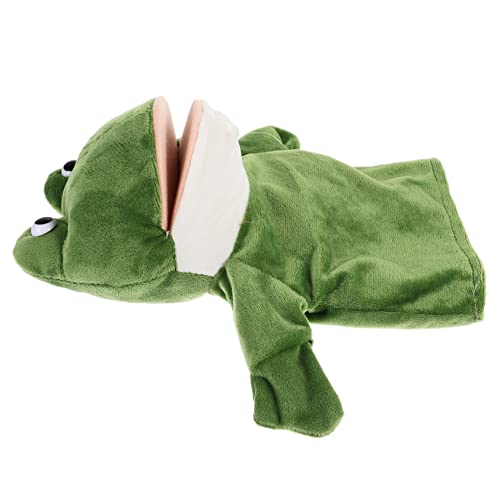 BESPORTBLE Handpuppe Handspielzeug Cartoon Tier Handpuppe mit Beweglichem Mund für Erwachsene Interaktives Lernspielzeug für Geschichtenerzählen und Eltern Junge Mädchen Spiel Kuscheliges von BESPORTBLE