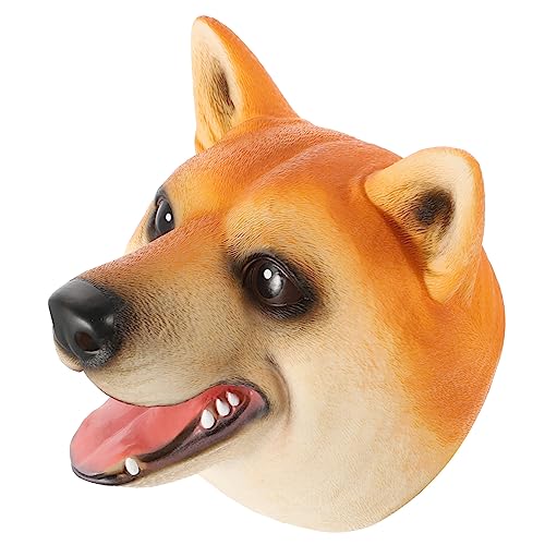 BESPORTBLE Handpuppe Hund Für Tierische Puppen Vorführen Süße Hundekopf Handpuppe Aus Hochwertigem Material Für Partys Und Kreative Rollenspiele von BESPORTBLE