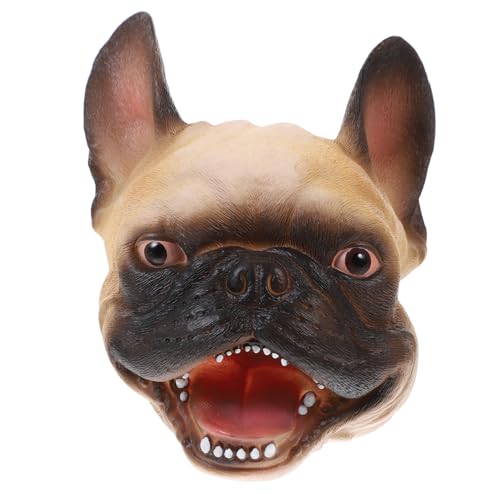 BESPORTBLE Handpuppe Hund Lustige Handspielzeug Für Vinyl Hundekopf Handschuh Partygeschenk Und Puppenspielzeug Für Kreative Rollenspiele von BESPORTBLE