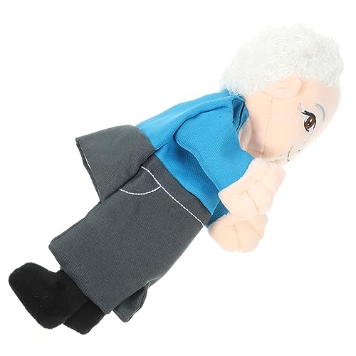 BESPORTBLE Handpuppe Interaktive Figur Für Lifelike Handspielzeug Zur Frühkindlichen Bildung Geschichten Erzählen Rollenspiele Opa von BESPORTBLE