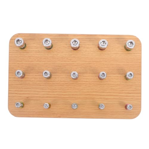 BESPORTBLE Handrehabilitations Peg Board für Fingerübungen Multifunktionales Holzspiel zur Verbesserung der Hand Augen Koordination und Konzentration für Rehabilitationszentren BESPORTBLE Handrehabilitations Peg Board für Fingerübungen Multifunktionales Holzspiel zur Verbesserung der Hand Augen Koordination und Konzentration für Rehabilitationszentren von BESPORTBLE