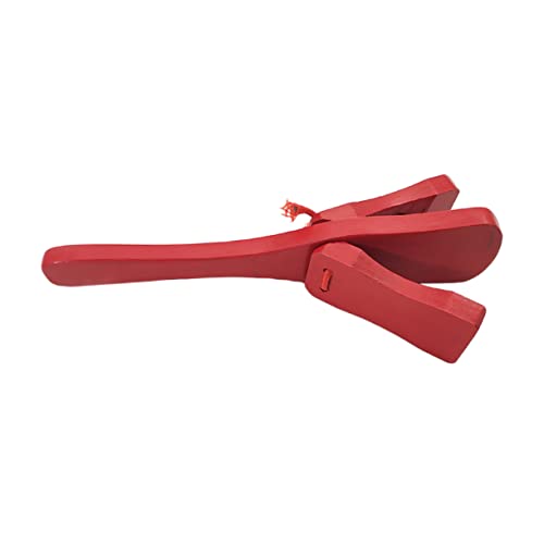 BESPORTBLE Handspielzeug Holz Castanet Musikspielzeug für Kleinkinder Pädagogisches Percussion Instrument Gehirnentwicklung und Musikalischen von Jungen von BESPORTBLE
