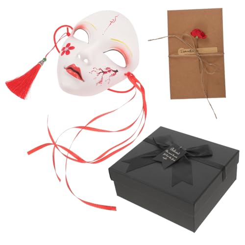 BESPORTBLE Hanfu-maske Lustig Maskendekor Aus Kunststoff Maskerademaske Für Erwachsene Halloween-party-maskendekor Party-gesichtsmaske Halloween-maskenstütze Cosplay-maske Plastik von BESPORTBLE