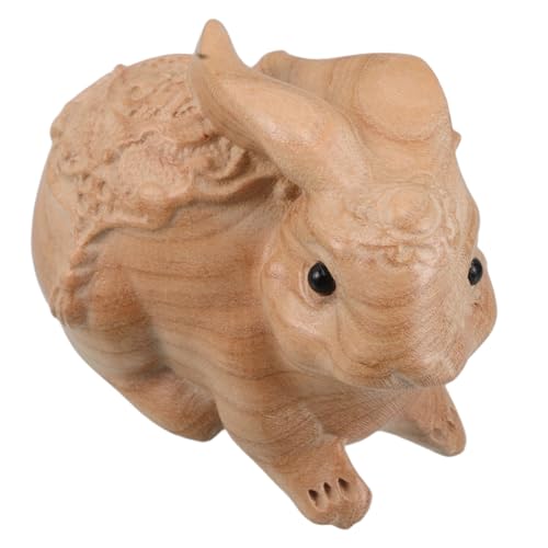 BESPORTBLE Hasen-kunststatue Zum Sammeln, Handgeschnitzte Kaninchen-Figur Aus Holz, Mini-Kaninchen-Statue, Miniatur-Hasen-skulptur, Mini-schnitz-tierfigur BESPORTBLE Hasen-kunststatue Zum Sammeln, Handgeschnitzte Kaninchen-Figur Aus Holz, Mini-Kaninchen-Statue, Miniatur-Hasen-skulptur, Mini-schnitz-tierfigur von BESPORTBLE