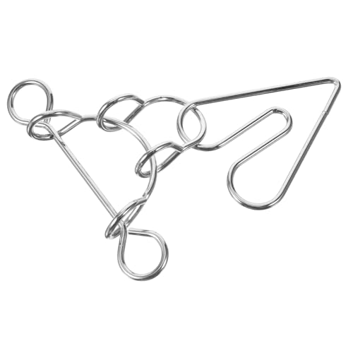 BESPORTBLE Herzförmiger Metallpuzzle Ring Pädagogisches für Einfach zu Bedienen und Tragbar für Jungen und Mädchen Kreatives Rätsel für Spaß und Lernen von BESPORTBLE
