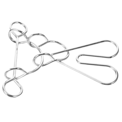 BESPORTBLE Herzförmiger Puzzle Ring aus Metall Lernspielzeug Hand Koordination für Einfach zu Bedienen und Langlebig von BESPORTBLE