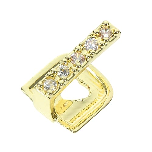 BESPORTBLE Teeth Grill Mit Rhinestone Hip Hop Goldzahnersatz Einzelne Zahnkappe Für Kostüme Party-Accessoire Wiederverwendbar Und Bequem Für Hip-hop-Fans Und Partys BESPORTBLE Teeth Grill Mit Rhinestone Hip Hop Goldzahnersatz Einzelne Zahnkappe Für Kostüme Party-Accessoire Wiederverwendbar Und Bequem Für Hip-hop-Fans Und Partys von BESPORTBLE