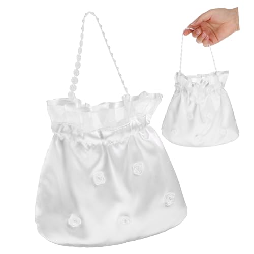 BESPORTBLE Hochzeitsgeschenktüten Mit Kordelzug Handtasche Für Blumenmädchen Stilvolle Geschenktüten Für Hochzeiten Elegante Verpackung Für Schmuck Und Kleine von BESPORTBLE