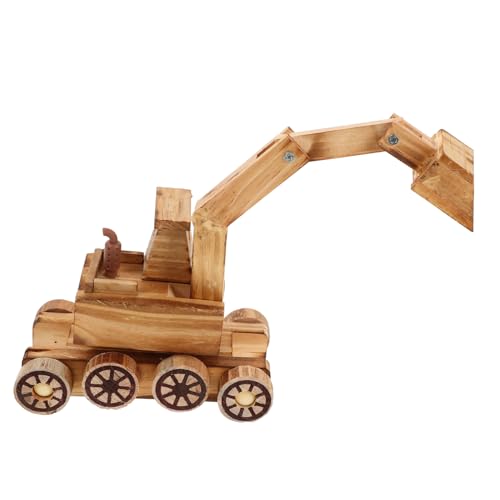 BESPORTBLE Holz Bagger Modell für Excavator Realistische Details Interaktive Funktionen für Kreative Spielzeiten Dekoratives Element BESPORTBLE Holz Bagger Modell für Excavator Realistische Details Interaktive Funktionen für Kreative Spielzeiten Dekoratives Element von BESPORTBLE