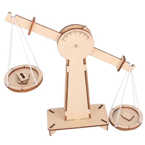 BESPORTBLE Holz Balance Modell DIY Bastelspielzeug Für Lehrreiche Holzmontage Für Kreative Experimente Pädagogisches Feinmotorik Und des Wissenschaftlichen von BESPORTBLE