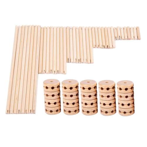 BESPORTBLE Holz Bausteine Teilig Lernspielzeug aus Naturholz Kognitive Motorische Entwicklung Handfreundlich Umweltfreundlich Kreatives Bauspielzeug für Junge Mädchen und Kleinkinder BESPORTBLE Holz Bausteine Teilig Lernspielzeug aus Naturholz Kognitive Motorische Entwicklung Handfreundlich Umweltfreundlich Kreatives Bauspielzeug für Junge Mädchen und Kleinkinder von BESPORTBLE