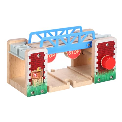 BESPORTBLE Holz Brücke mit Hebefunktion für Holzeisenbahn Gleise Interaktives für Kreative Bahnszenarien Kompatibel mit Gängigen Eisenbahnschienen BESPORTBLE Holz Brücke mit Hebefunktion für Holzeisenbahn Gleise Interaktives für Kreative Bahnszenarien Kompatibel mit Gängigen Eisenbahnschienen von BESPORTBLE