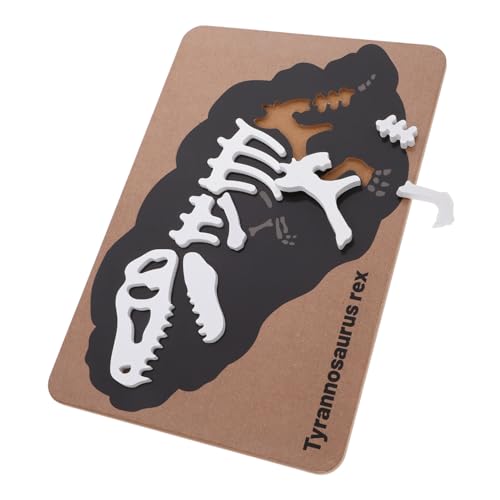 BESPORTBLE Holz Dinosaurier Fossilien Puzzle Montessori Für Jahren Kognitive Entwicklung Mit Skelett Puzzlestücken Interessantes Lernspielzeug BESPORTBLE Holz Dinosaurier Fossilien Puzzle Montessori Für Jahren Kognitive Entwicklung Mit Skelett Puzzlestücken Interessantes Lernspielzeug von BESPORTBLE