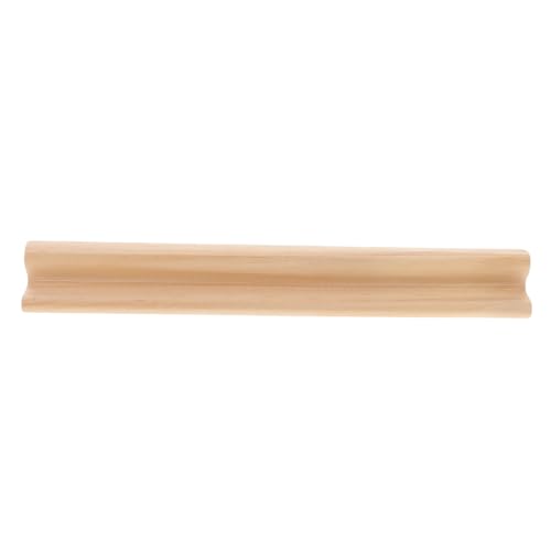 BESPORTBLE Holz Domino Halter Natürlicher Holzständer für Buchstaben und Spielsteine Vielseitiger Organizer für Domino Mahjong und Spiele Stilvolles Design für Familie und Freunde von BESPORTBLE