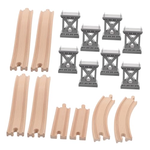 BESPORTBLE Holz Eisenbahn Schienenset Mit Kreativem Brückenpfeiler Und Aufsteigenden Geschwungenen Gleisen Für Kompatibel Mit Anderen Sets Fördert Familienspiel Und Lernspaß BESPORTBLE Holz Eisenbahn Schienenset Mit Kreativem Brückenpfeiler Und Aufsteigenden Geschwungenen Gleisen Für Kompatibel Mit Anderen Sets Fördert Familienspiel Und Lernspaß von BESPORTBLE