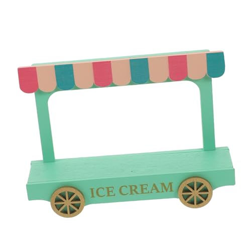 BESPORTBLE Holz Eiswagen Für Puppenhaus Kleines Eiscreme Fahrzeug Deko Mit Detailreichem Design Sammlerstück BESPORTBLE Holz Eiswagen Für Puppenhaus Kleines Eiscreme Fahrzeug Deko Mit Detailreichem Design Sammlerstück von BESPORTBLE