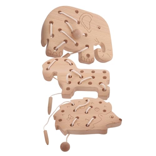 BESPORTBLE Holz Fädelspielzeug für Kleinkinder Montessori Motorik Lernspielzeug Fördert Feinmotorik Hand Auge Koordination und Kognitive Entwicklung Pädagogisch Ab Monate Tier Motiv BESPORTBLE Holz Fädelspielzeug für Kleinkinder Montessori Motorik Lernspielzeug Fördert Feinmotorik Hand Auge Koordination und Kognitive Entwicklung Pädagogisch Ab Monate Tier Motiv von BESPORTBLE