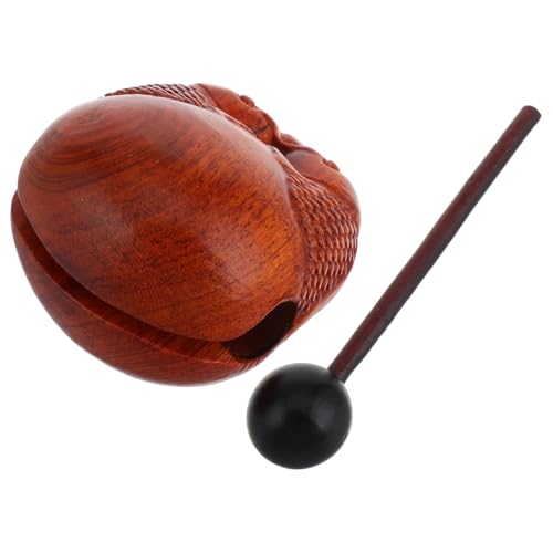 BESPORTBLE Holz Fisch Zen Trommel für Meditation Kleines Holz Dekorationsstück für Büro und Zuhause Entspannendes Percussion Instrument BESPORTBLE Holz Fisch Zen Trommel für Meditation Kleines Holz Dekorationsstück für Büro und Zuhause Entspannendes Percussion Instrument von BESPORTBLE