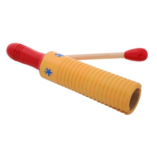 BESPORTBLE Holz Guiro Instrument für Montessori Musikspielzeug Einzelner Klangblock aus Langlebigem Holz für Frühkindliche Musikalische und Schulaufführungen Orange Rotfür Vorschulerziehung BESPORTBLE Holz Guiro Instrument für Montessori Musikspielzeug Einzelner Klangblock aus Langlebigem Holz für Frühkindliche Musikalische und Schulaufführungen Orange Rotfür Vorschulerziehung von BESPORTBLE