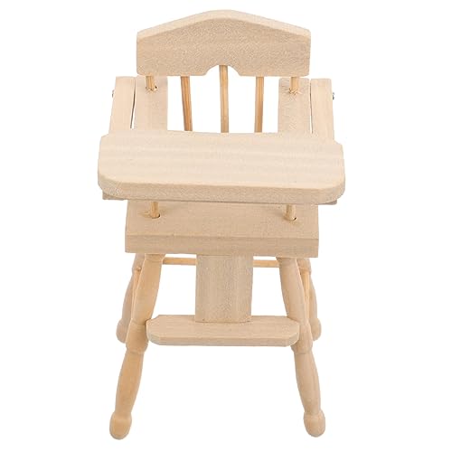 BESPORTBLE Holz Hochstuhl für Puppenhausmöbel Dekorativer Puppen Hochstuhl für Realistisches Design Dining Szenen Langlebig BESPORTBLE Holz Hochstuhl für Puppenhausmöbel Dekorativer Puppen Hochstuhl für Realistisches Design Dining Szenen Langlebig von BESPORTBLE