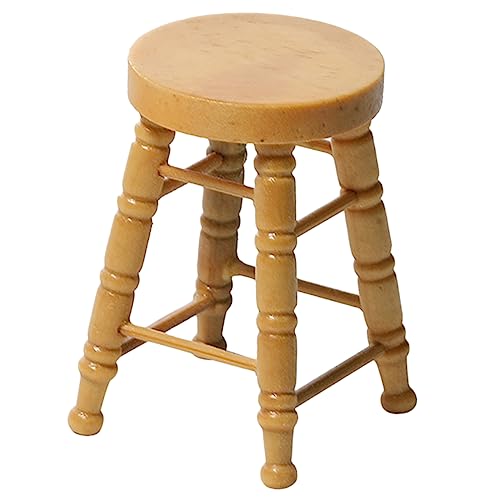 BESPORTBLE Holz Hocker Für Puppenhaus Lebensechter Runder Hocker Naturfarbe Für Ordnung Und Fotografie Für Handwerk Weihnachtsdeko BESPORTBLE Holz Hocker Für Puppenhaus Lebensechter Runder Hocker Naturfarbe Für Ordnung Und Fotografie Für Handwerk Weihnachtsdeko von BESPORTBLE