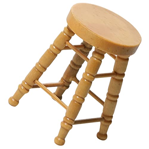 BESPORTBLE Holz Hocker Für Puppenmöbelset Lebensechter Runder Hocker Natürlichem Holzton Für Gartenminiaturen Und Mini Stuhldekor BESPORTBLE Holz Hocker Für Puppenmöbelset Lebensechter Runder Hocker Natürlichem Holzton Für Gartenminiaturen Und Mini Stuhldekor von BESPORTBLE