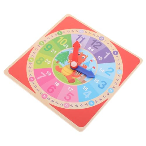 BESPORTBLE Holz Lernuhr für Montessori zur Zeitbildung Pädagogisches Uhrenmodell für Kleinkinder Fördert Kognitive Entwicklung und Zeitverständnis Kindgerechtes Design mit Glatten Kanten BESPORTBLE Holz Lernuhr für Montessori zur Zeitbildung Pädagogisches Uhrenmodell für Kleinkinder Fördert Kognitive Entwicklung und Zeitverständnis Kindgerechtes Design mit Glatten Kanten von BESPORTBLE