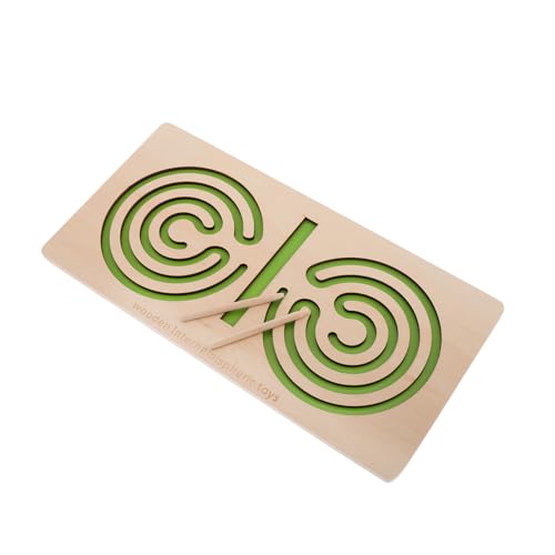 BESPORTBLE Holz Maze Puzzle für Hand Auge Koordination Feinmotorik und Kognitive Entwicklung für Frühkindliches Lernen und Gehirntraining Grün BESPORTBLE Holz Maze Puzzle für Hand Auge Koordination Feinmotorik und Kognitive Entwicklung für Frühkindliches Lernen und Gehirntraining Grün von BESPORTBLE