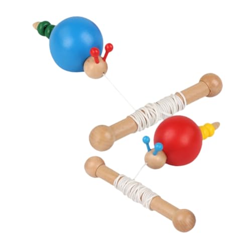 BESPORTBLE Holz Nachziehspielzeug Schnecke für Kleinkinder Leichtes Lauftrainingsspielzeug Motorik Koordination und Krabbelaktivität für Jungen und Mädchen Teiliges von BESPORTBLE