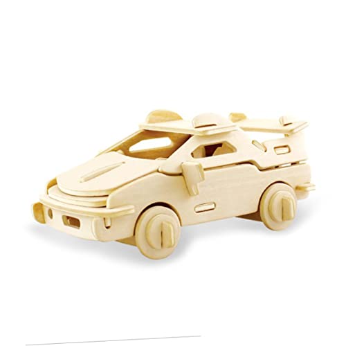 BESPORTBLE Holz Puzzle Auto Modell Bausatz Kreatives Für Geschicklichkeit Und Hand Auge Koordination Für Jungen von BESPORTBLE