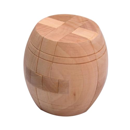 BESPORTBLE Holz Puzzle Gehirntraining Intelligentes Denkspiel Holzfass Design Lernspielzeug für Erwachsene Pädagogisch Sicher Kreatives Familienspiel Herausfordernd und Entspannend BESPORTBLE Holz Puzzle Gehirntraining Intelligentes Denkspiel Holzfass Design Lernspielzeug für Erwachsene Pädagogisch Sicher Kreatives Familienspiel Herausfordernd und Entspannend von BESPORTBLE