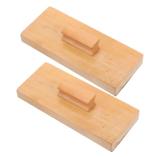 BESPORTBLE Holz Sandblock Percussion Instrument Glatte Kanten Sicher und Robust Musikspielzeug zur Rhythmusförderung Pädagogisches Orff Instrument für Sandkasten und Strandspaß von BESPORTBLE