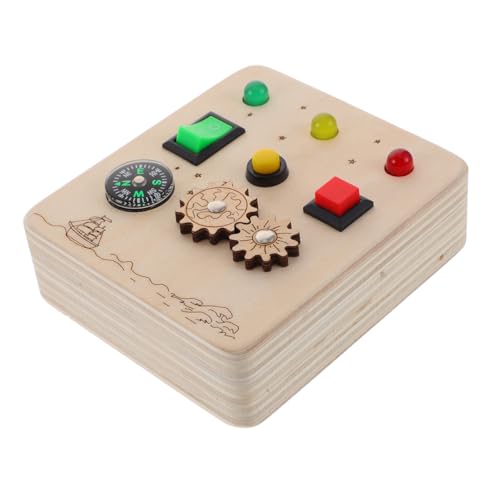 BESPORTBLE Holz Schalter Busy Board Sensorisches Lernspielzeug Montessori für Jahre Hand Auge koordination Kreativität und Logisches Denken Langlebiges Holzmaterial BESPORTBLE Holz Schalter Busy Board Sensorisches Lernspielzeug Montessori für Jahre Hand Auge koordination Kreativität und Logisches Denken Langlebiges Holzmaterial von BESPORTBLE