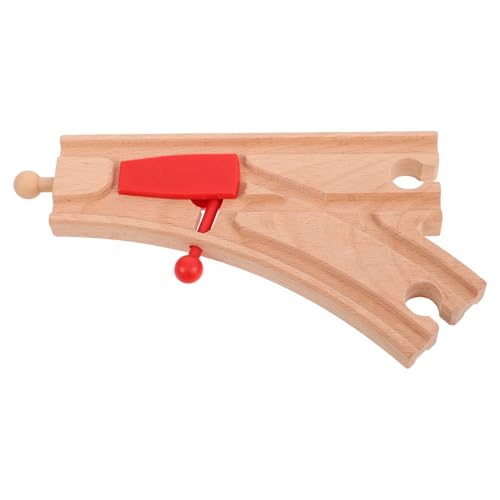 BESPORTBLE Holz Schienen Zubehörset mit und Erweiterungen für Holzeisenbahnen Robuste und Sichere Spielzeuge für Erweitern von Schienenkonfigurationen BESPORTBLE Holz Schienen Zubehörset mit und Erweiterungen für Holzeisenbahnen Robuste und Sichere Spielzeuge für Erweitern von Schienenkonfigurationen von BESPORTBLE