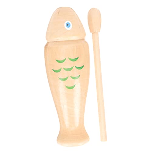 BESPORTBLE Holz Schlaginstrument Fischförmiges Musikinstrument für Pädagogisches Musikalität und Motorik bei Kleinkindern BESPORTBLE Holz Schlaginstrument Fischförmiges Musikinstrument für Pädagogisches Musikalität und Motorik bei Kleinkindern von BESPORTBLE