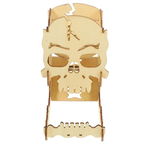 BESPORTBLE Holz Skull Würfelturm Dekorativer Dice Tower für Tischspiele Große Kapazität Einfach zu Reinigen für Spannende Würfelspiele Langlebig und Leicht mit Einzigartigem Design BESPORTBLE Holz Skull Würfelturm Dekorativer Dice Tower für Tischspiele Große Kapazität Einfach zu Reinigen für Spannende Würfelspiele Langlebig und Leicht mit Einzigartigem Design von BESPORTBLE