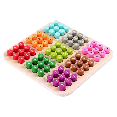 BESPORTBLE Holz Sudoku Spielset mit Pädagogisches Logikspiel für Langlebiges Brettspiel zur Gehirnförderung Selbstlernendes Denkspiel Sicher und Umweltfreundlich Lernspielzeug BESPORTBLE Holz Sudoku Spielset mit Pädagogisches Logikspiel für Langlebiges Brettspiel zur Gehirnförderung Selbstlernendes Denkspiel Sicher und Umweltfreundlich Lernspielzeug von BESPORTBLE