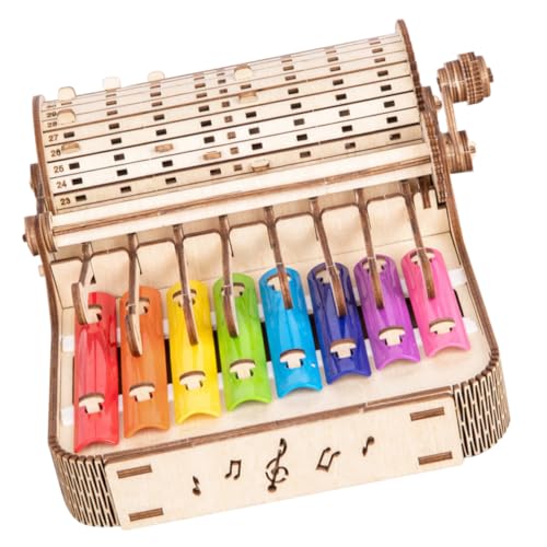 BESPORTBLE Holz Xylophon Glockenspiel Musikspielzeug für Buntes DIY Percussion Instrument Pädagogisches Klavier Handkoordination und Musikalischen Früherziehung von BESPORTBLE