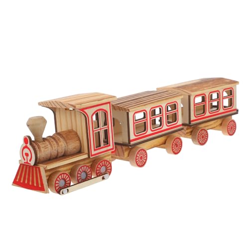 BESPORTBLE Holzeisenbahn Modellspielzeug aus Holz und Glatte Oberfläche Sicher für Dekoratives Zugset für Schreibtisch Regale und Partydeko Realistisches Bahndesign Langlebig und Detailreich BESPORTBLE Holzeisenbahn Modellspielzeug aus Holz und Glatte Oberfläche Sicher für Dekoratives Zugset für Schreibtisch Regale und Partydeko Realistisches Bahndesign Langlebig und Detailreich von BESPORTBLE