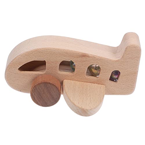 BESPORTBLE Holzflugzeugspielzeug Für Kleinkinder Naturbelassenes Buchenholz Farbenfrohes Design Lernspielzeug Für Jahre Fördert Die Kreativität Spielvergnügen von BESPORTBLE