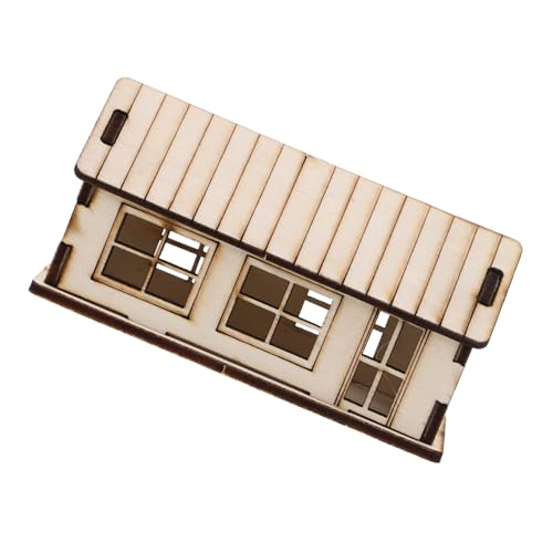 BESPORTBLE Holzmodell Haus Bausatz zum Bemalen Miniatur Holzhaus Puzzle für Interaktives Kreatives Lernspielzeug Detailreiches DIY Miniaturgebäude für Fantasievolles BESPORTBLE Holzmodell Haus Bausatz zum Bemalen Miniatur Holzhaus Puzzle für Interaktives Kreatives Lernspielzeug Detailreiches DIY Miniaturgebäude für Fantasievolles von BESPORTBLE
