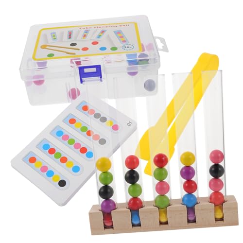 BESPORTBLE Holzperlen Steckspielzeug Montessori Lernspielzeug für Kleinkinder Ab Jahr Farbenfrohes Motorikspiel Hand Augen Koordination und Farberkennung Langlebig und Wiederverwendbar BESPORTBLE Holzperlen Steckspielzeug Montessori Lernspielzeug für Kleinkinder Ab Jahr Farbenfrohes Motorikspiel Hand Augen Koordination und Farberkennung Langlebig und Wiederverwendbar von BESPORTBLE