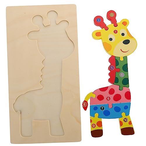BESPORTBLE Holzpuzzle Giraffenform für Interaktives Cartoon Puzzle Fördert Problemlösungsfähigkeiten und Hand Augen Koordination Lernspielzeug für Vorschule BESPORTBLE Holzpuzzle Giraffenform für Interaktives Cartoon Puzzle Fördert Problemlösungsfähigkeiten und Hand Augen Koordination Lernspielzeug für Vorschule von BESPORTBLE