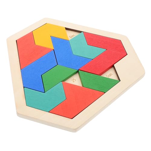 BESPORTBLE Holzpuzzle Hexagon für Erwachsene Formen Muster Block Tangram Denkspiel Iq Spiel Montessori Lernspielzeug für Kreative Entwicklung BESPORTBLE Holzpuzzle Hexagon für Erwachsene Formen Muster Block Tangram Denkspiel Iq Spiel Montessori Lernspielzeug für Kreative Entwicklung von BESPORTBLE