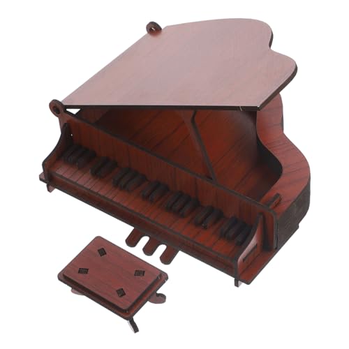 BESPORTBLE Holzpuzzle Klavier DIY Bausatz für Lernspielzeug aus Langlebigem Holz Kreative Bastelidee Dekoratives Modell für Schreibtisch und Regal für Jungen und Mädchen BESPORTBLE Holzpuzzle Klavier DIY Bausatz für Lernspielzeug aus Langlebigem Holz Kreative Bastelidee Dekoratives Modell für Schreibtisch und Regal für Jungen und Mädchen von BESPORTBLE